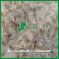 China manufacturer polyester soft pv plush fabric for doll
